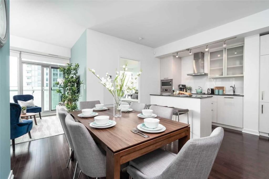 New Superior Lakeview Luxury Top Floor 3-Bedroom Suite On 48Th Floor Toronto Exteriör bild